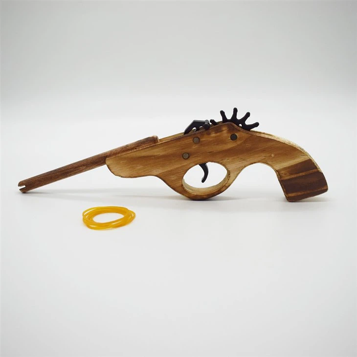 Wooden Rubber Gun Toy